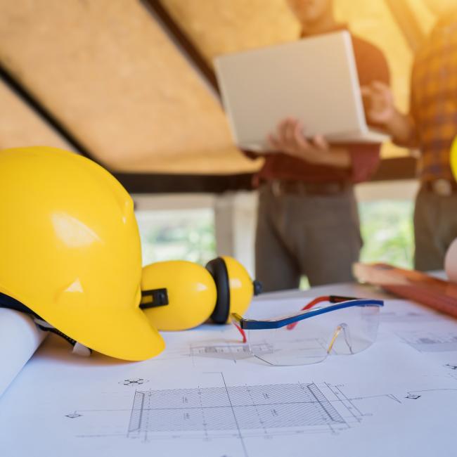 Verhaag en de projectbegeleider